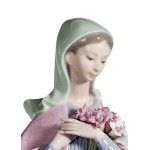 Lladro - Our Lady With Flowers